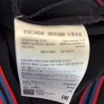 Thumbnail for Flattering navy Escada skirt that accentuates the waist