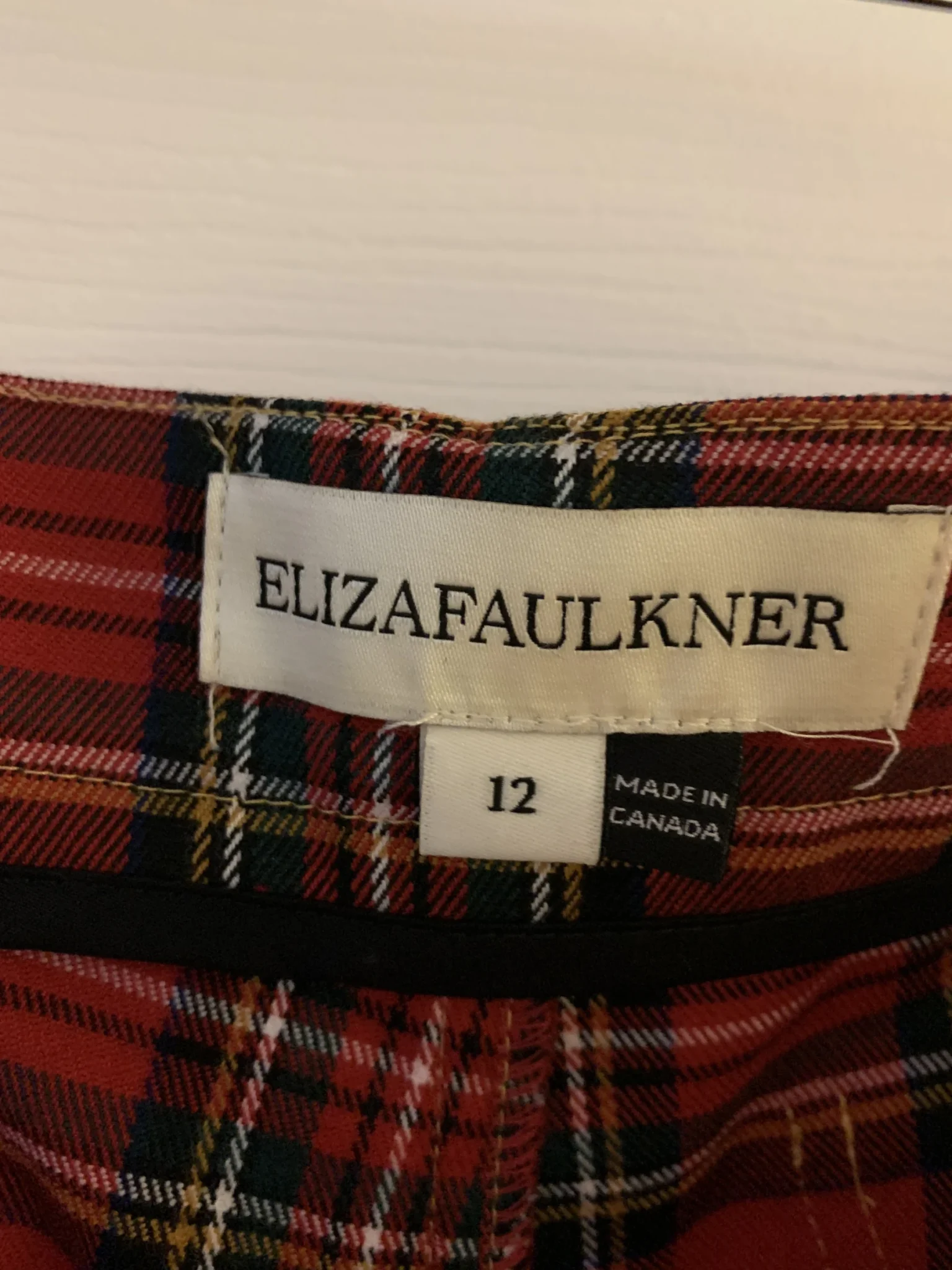 Image for Sam red checked trousers