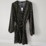 Featured thumbnail for Floral dress with puffed sleeves