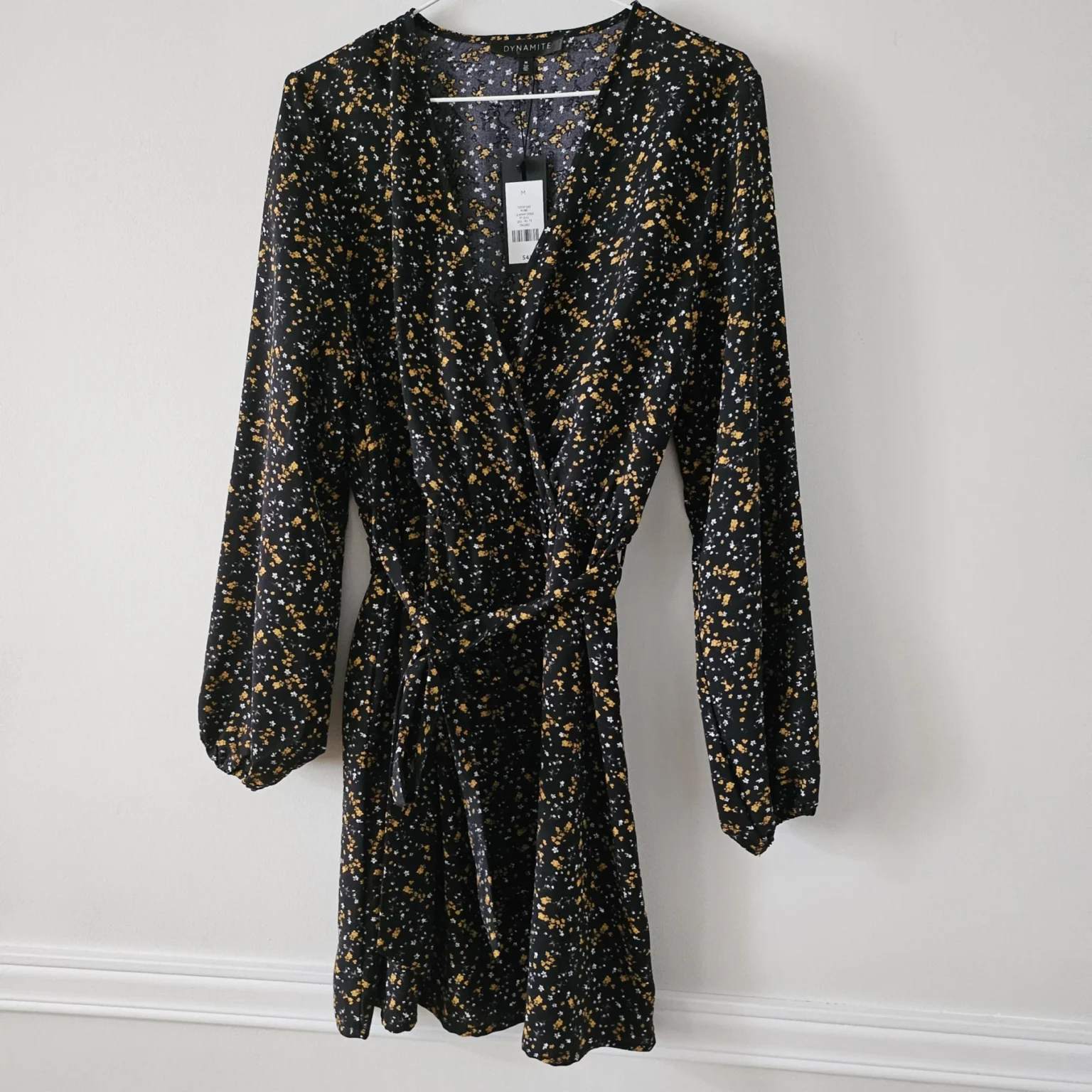 Featured image for Floral dress with puffed sleeves