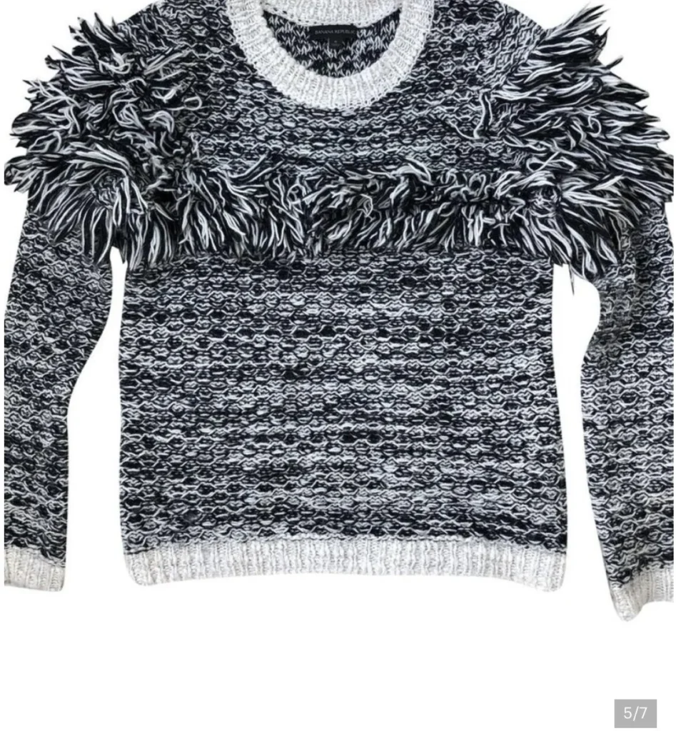 Image for Boho fringed jumper