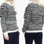 Thumbnail for Boho fringed jumper