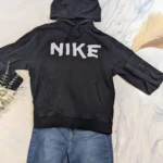 Thumbnail for Complete Outfit M – Black NIKE Hoodie with White Logo + GAP True Skinny Jeans, size 30