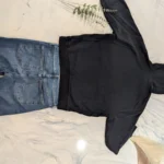 Thumbnail for Complete Outfit M – Black NIKE Hoodie with White Logo + GAP True Skinny Jeans, size 30