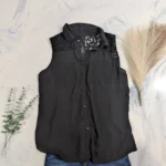 Thumbnail for Chic Outfit M / 28 – LEVI’S 724 High-Rise Straight Jeans + Black Lace Top