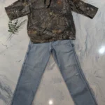 Thumbnail for Set /  - REALTREE Camo Khaki hoodie (L) + (3) CELLO Baggy Carpenter jeans