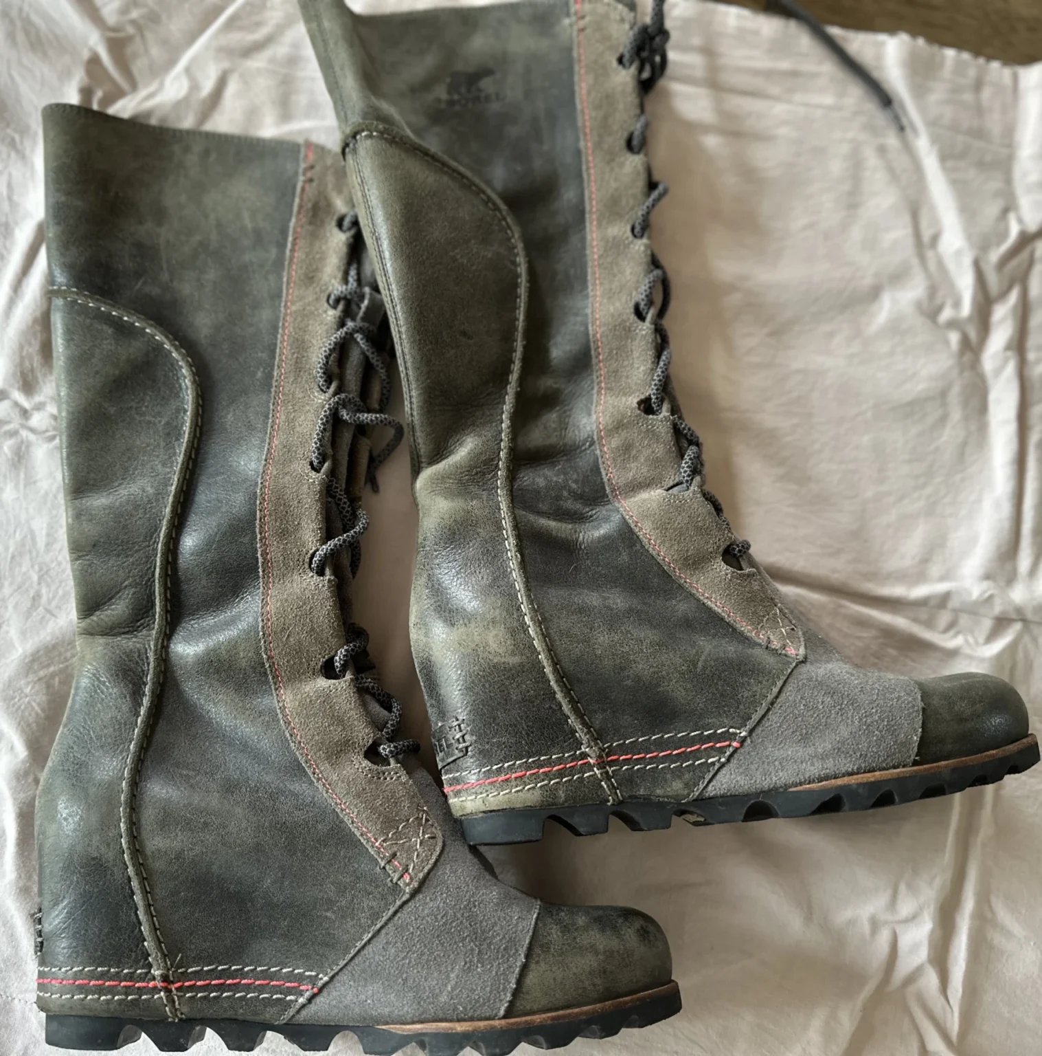 Image for Brand-new SOREL wedge-heeled boots