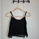Featured thumbnail for Black camisole, size Small, Forever21