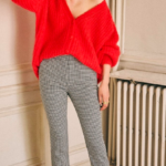 Featured thumbnail for Sézane Clara houndstooth trousers