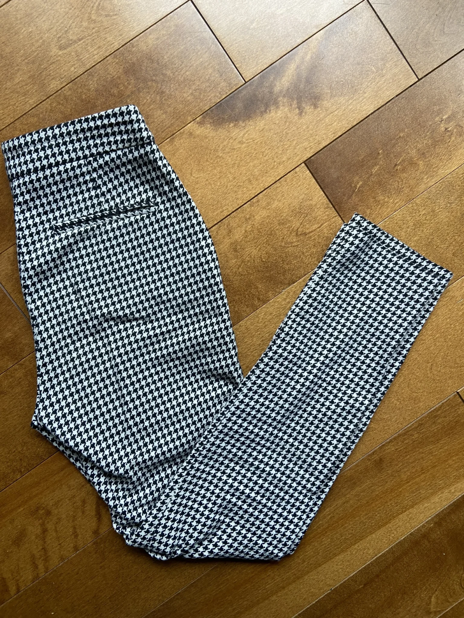 Image for Sézane Clara houndstooth trousers