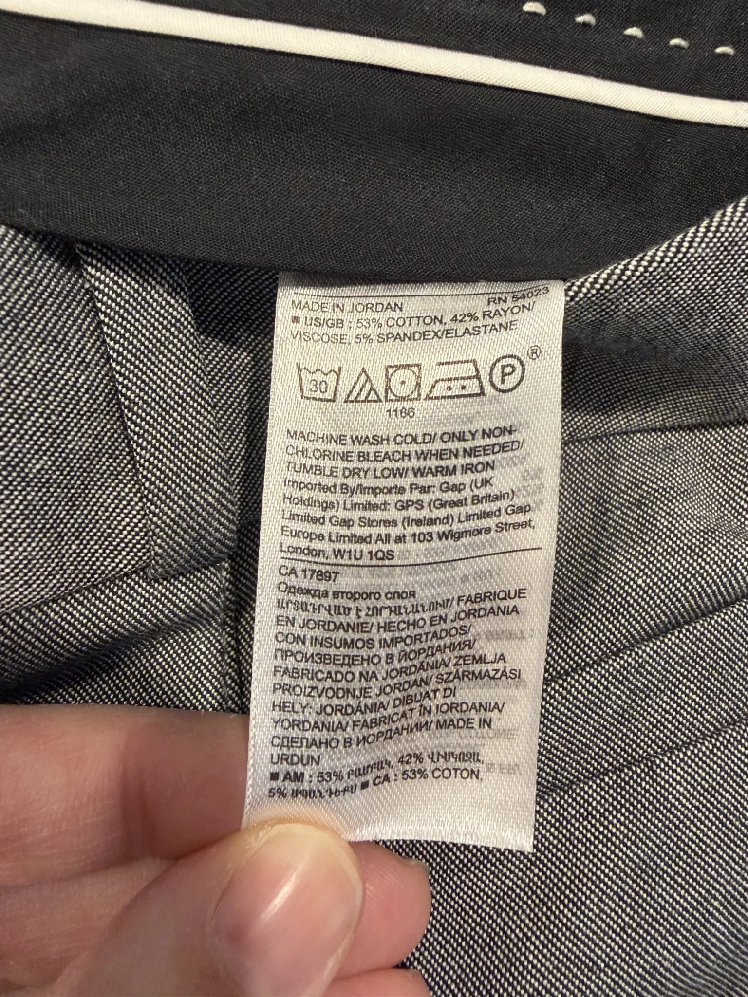 Image for Sloan grey trousers