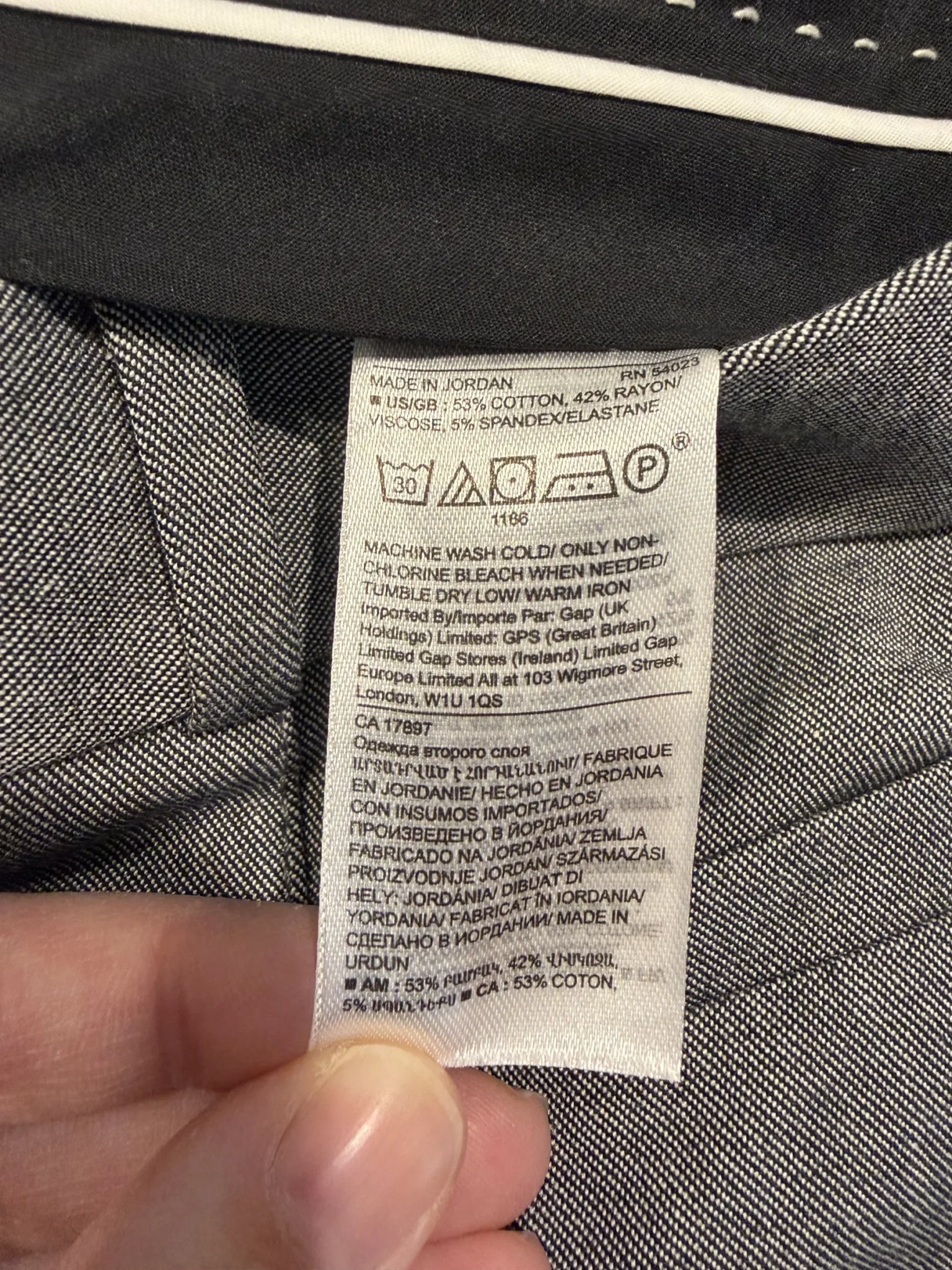 Image for Sloan grey trousers
