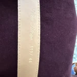 Thumbnail for Crocodile-effect belt with a gold ‘Guess’-style buckle