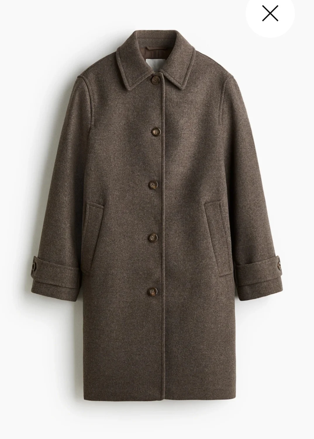 🌷3/4-length autumn coat HM seconde main