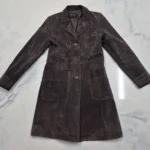 Featured thumbnail for Mocha-coloured suede coat