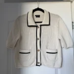 Featured thumbnail for Massimo Dutti jumper, size S, beige and black