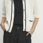 Thumbnail for Massimo Dutti jumper, size S, beige and black