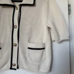 Thumbnail for Massimo Dutti jumper, size S, beige and black