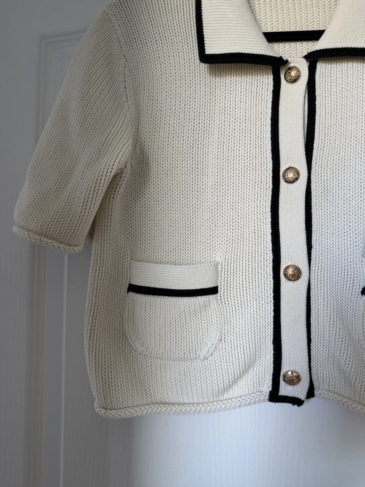 Image for Massimo Dutti jumper, size S, beige and black