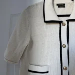 Thumbnail for Massimo Dutti jumper, size S, beige and black