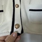Thumbnail for Massimo Dutti jumper, size S, beige and black