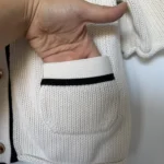 Thumbnail for Massimo Dutti jumper, size S, beige and black