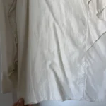 Thumbnail for COS blouse, size 10, beige with ruffles