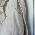 Thumbnail for COS blouse, size 10, beige with ruffles