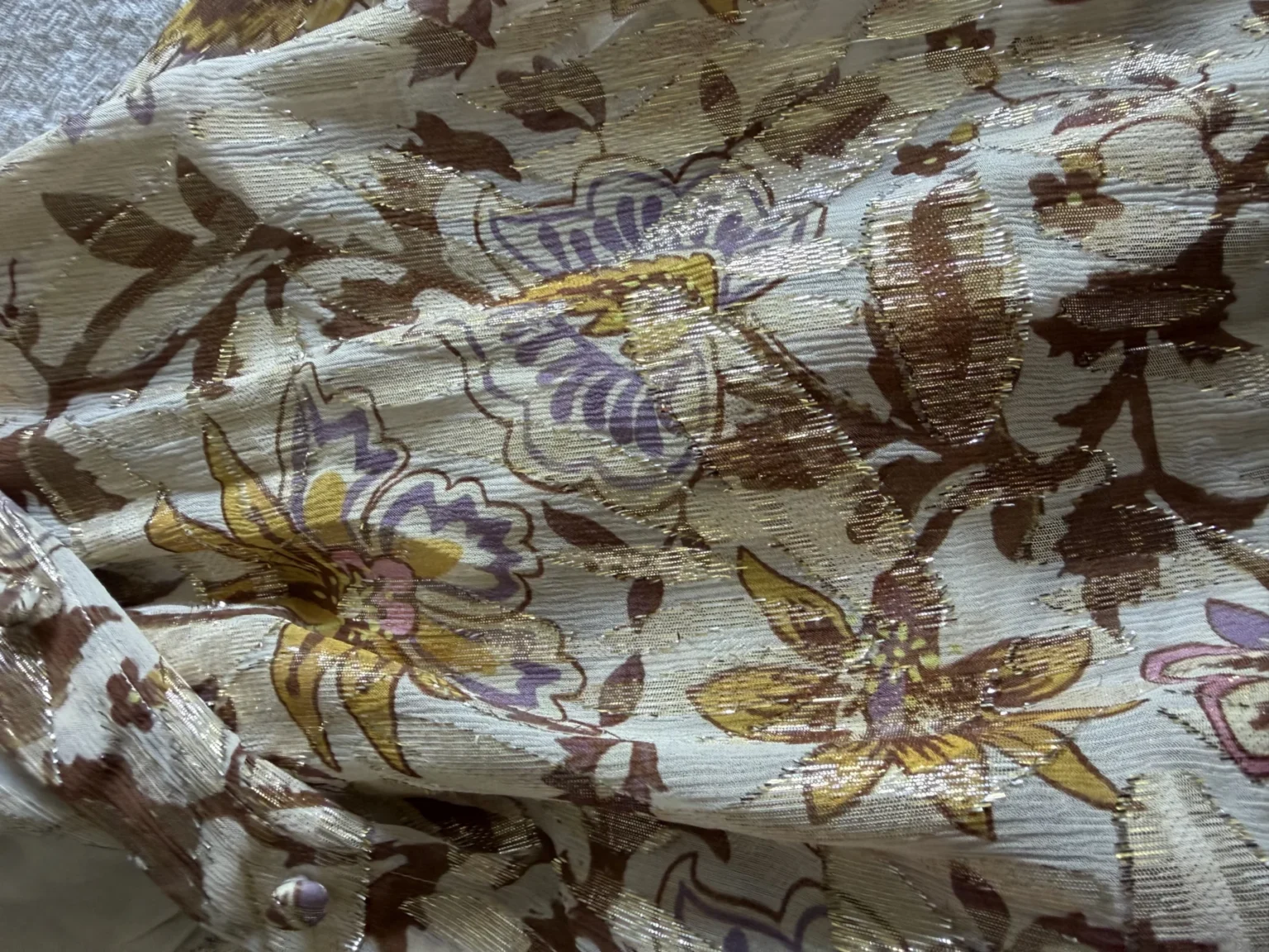 Image for Sézane Tianna silk shirt, size 38