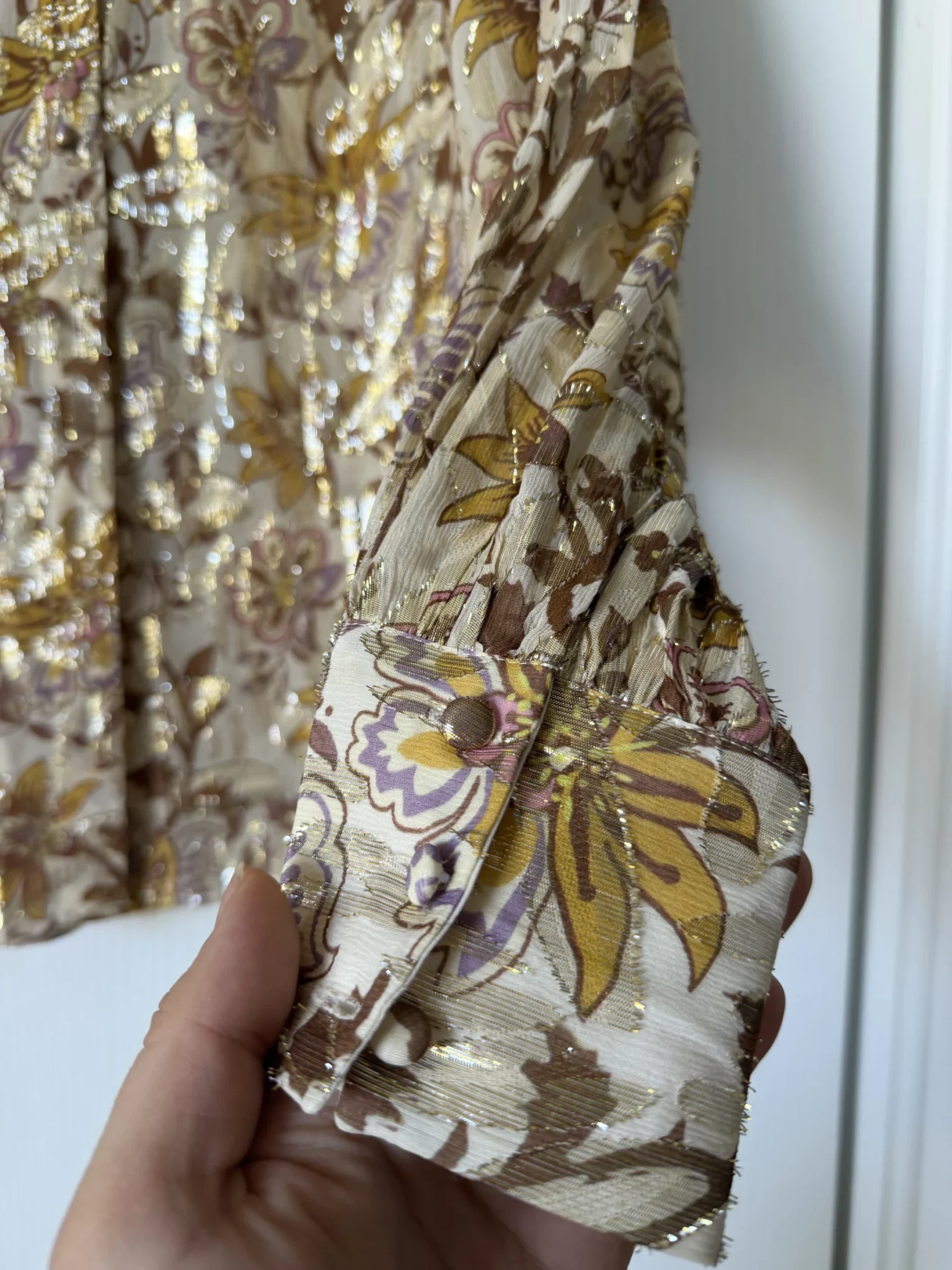 Image for Sézane Tianna silk shirt, size 38