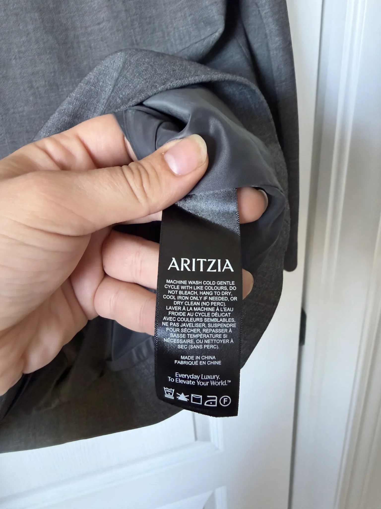 Image for Babaton Gaia dress, size M, grey