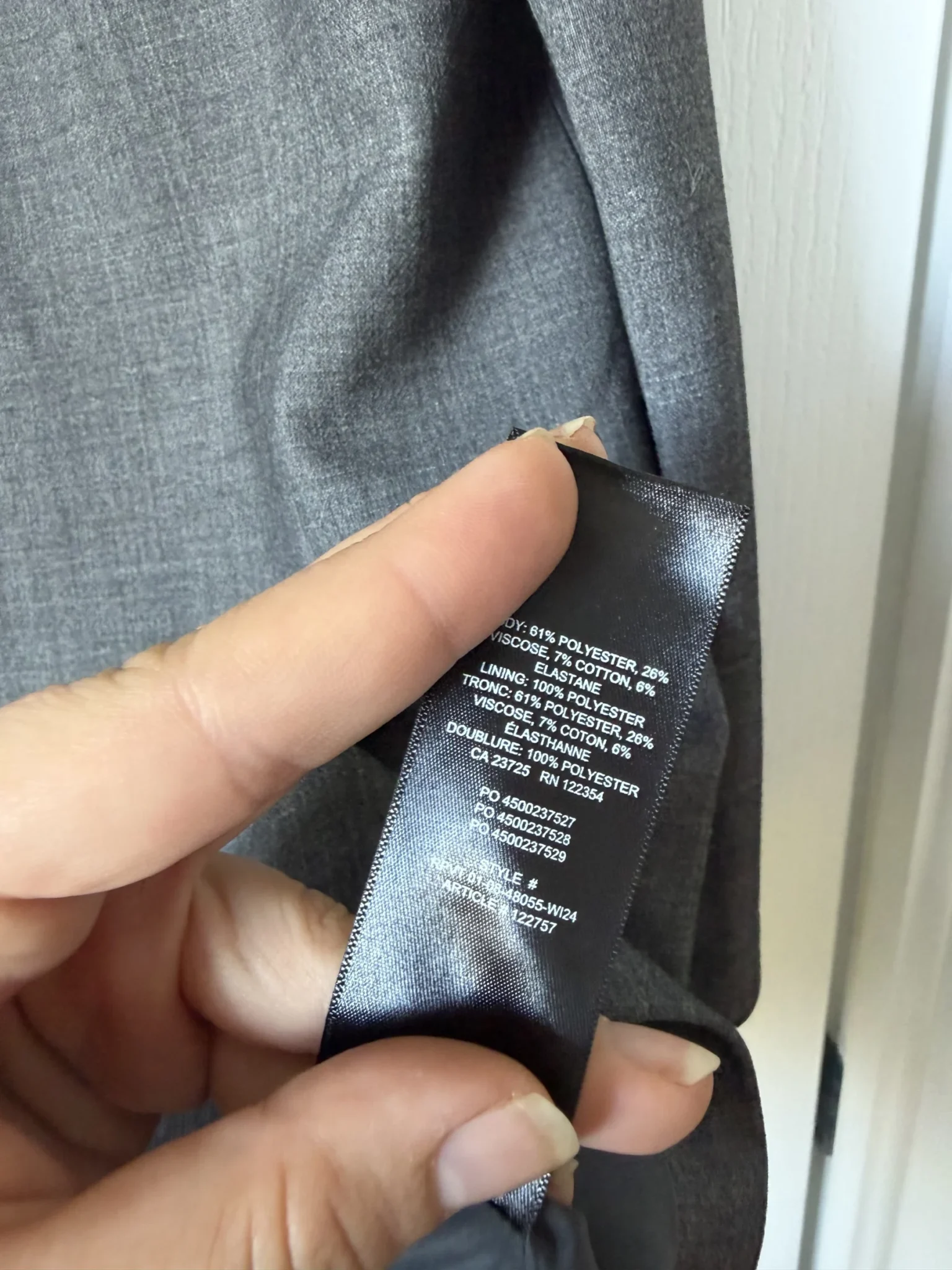 Image for Babaton Gaia dress, size M, grey