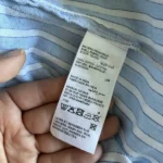 Thumbnail for Maison 123 shirt, size 40 FR (M/L), light blue with white stripes