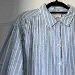 Thumbnail for Maison 123 shirt, size 40 FR (M/L), light blue with white stripes