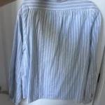 Thumbnail for Maison 123 shirt, size 40 FR (M/L), light blue with white stripes