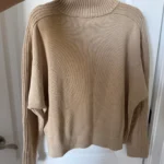 Thumbnail for Tommy Hilfiger jumper with a trucker collar, size S, light brown