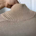 Thumbnail for Tommy Hilfiger jumper with a trucker collar, size S, light brown