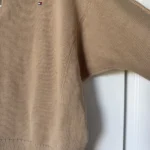 Thumbnail for Tommy Hilfiger jumper with a trucker collar, size S, light brown
