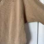 Thumbnail for Tommy Hilfiger jumper with a trucker collar, size S, light brown