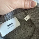 Thumbnail for Ami Paris grey sleeveless jumper, size L