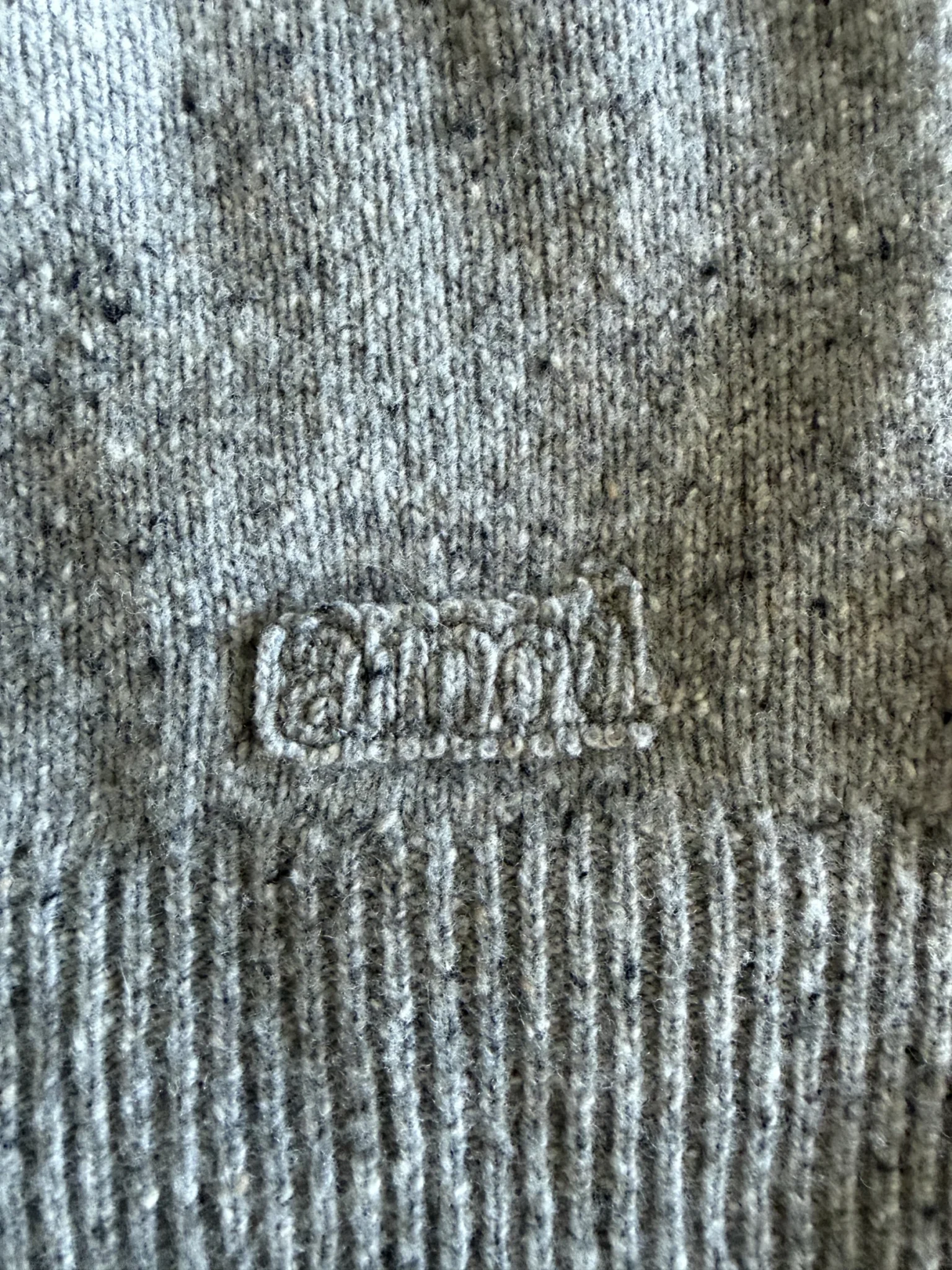 Image for Ami Paris grey sleeveless jumper, size L