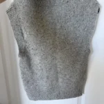Thumbnail for Ami Paris grey sleeveless jumper, size L