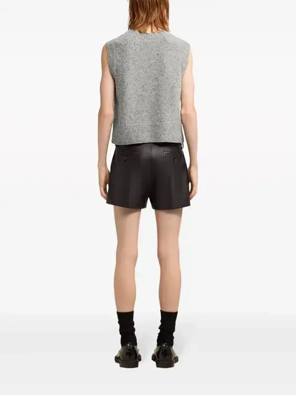 Image for Ami Paris grey sleeveless jumper, size L