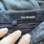 Thumbnail for The Kooples black leather skirt, size S