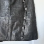 Thumbnail for The Kooples black leather skirt, size S