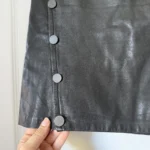 Thumbnail for The Kooples black leather skirt, size S