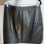 Thumbnail for The Kooples black leather skirt, size S