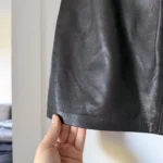 Thumbnail for The Kooples black leather skirt, size S