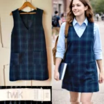 Featured thumbnail for Twik Simons Dress: Classic Checked Sleeveless School Dress