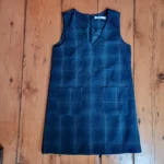 Thumbnail for Twik Simons Dress: Classic Checked Sleeveless School Dress
